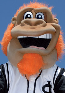 Gigante - The Mascot for the San Jose Giants; Municipal Stadium