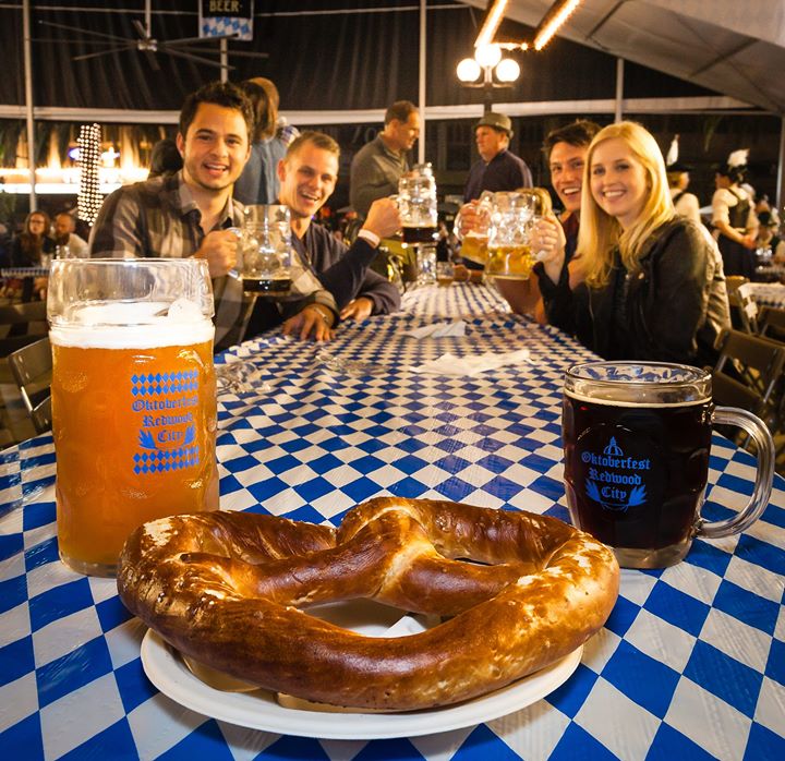 Oktoberfest Redwood City, CA at Courthouse Square