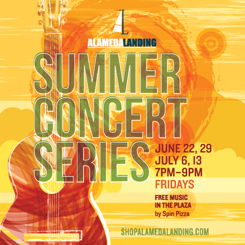 ALAMEDA LANDING INVITES THE PUBLIC TO A SERIES OF FREE SUMMER CONCERTS