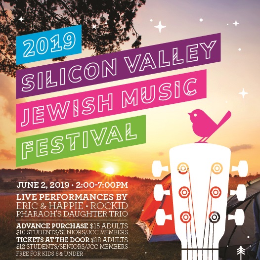 Silicon Valley Jewish Music Festival 2019 - South Bay, CA - on Sun Jun