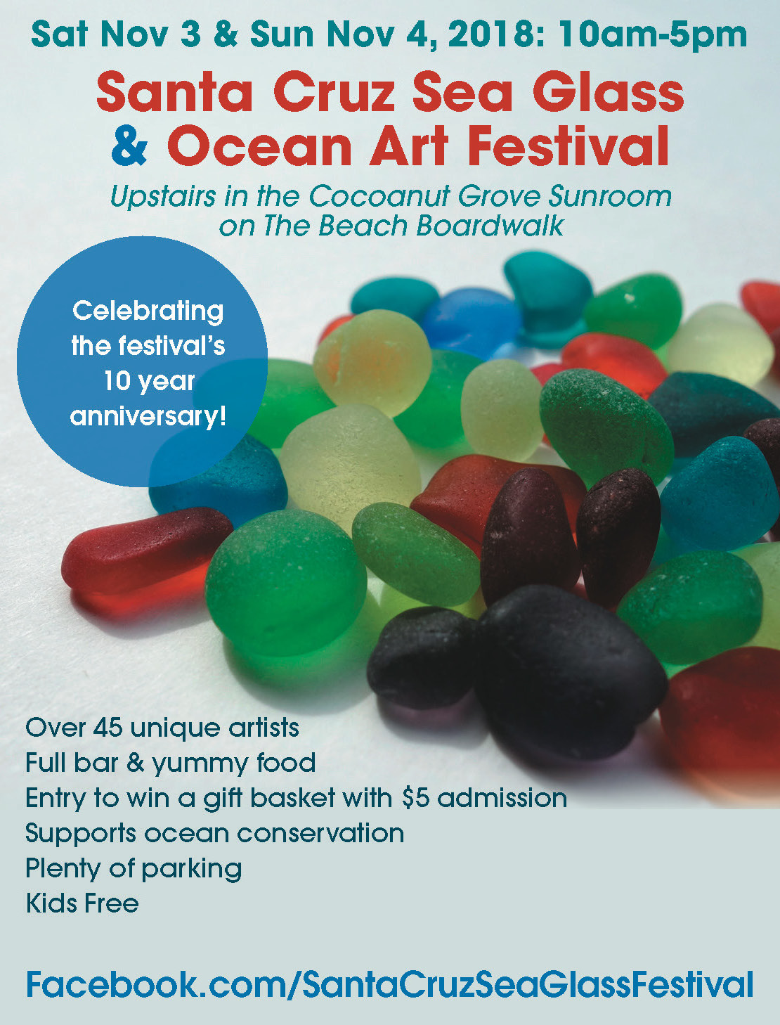 Santa Cruz Sea Glass & Ocean Art Festival Santa Cruz, CA at Santa