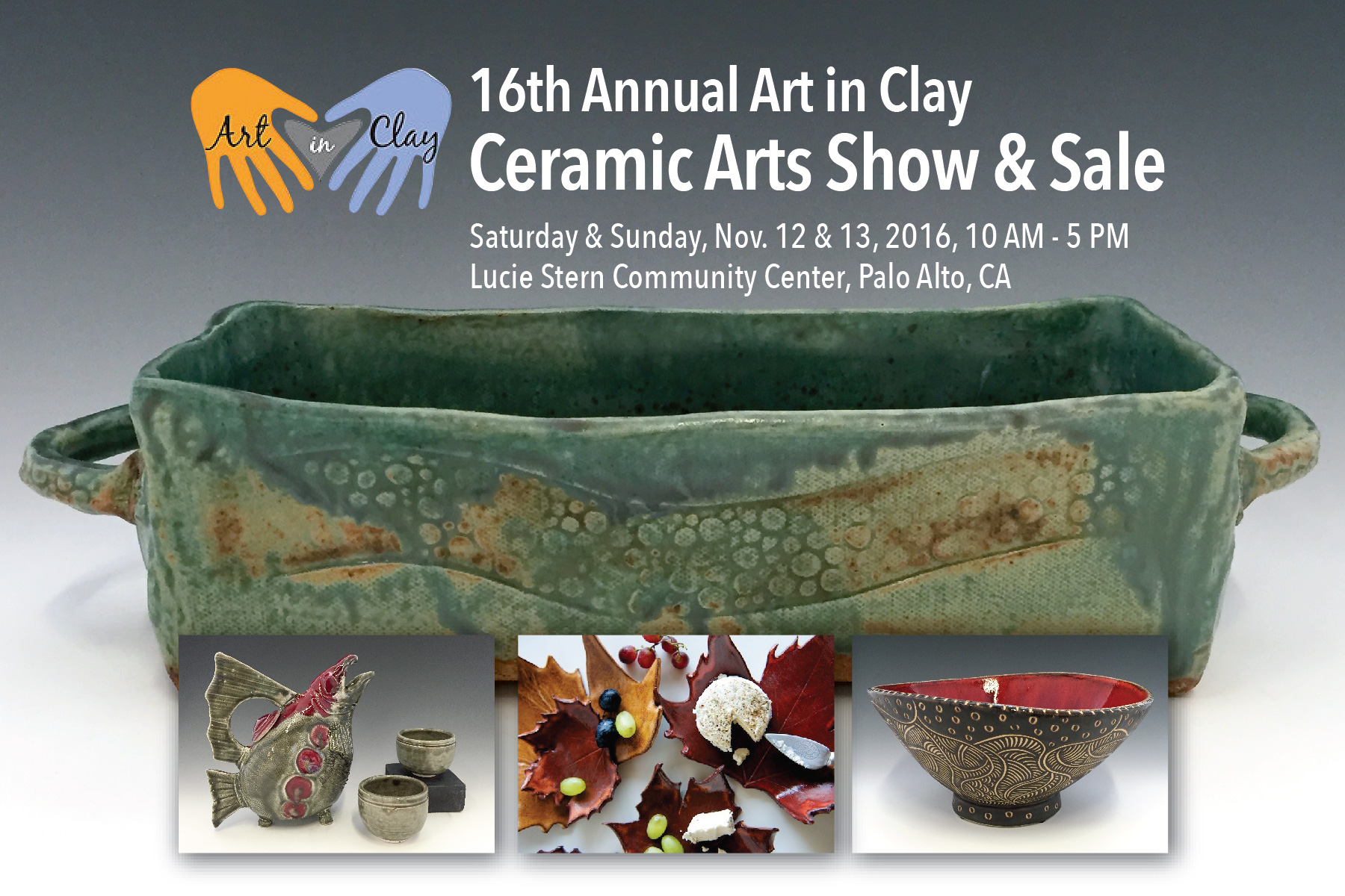 16th ANNUAL ART IN CLAY SHOW - Palo Alto, CA at Lucie Stern Theatre ...