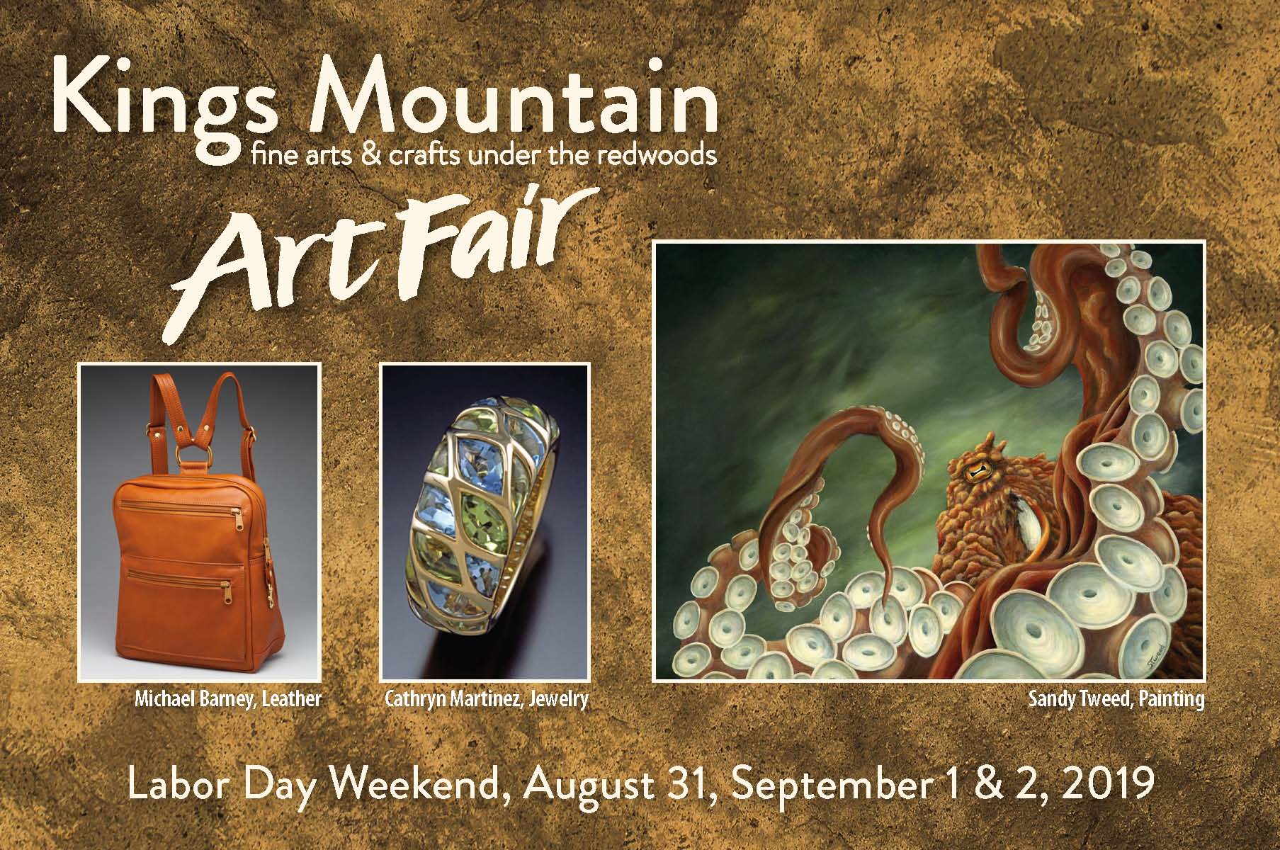 56th Annual Kings Mountain Art Fair Redwood City, CA at Kings