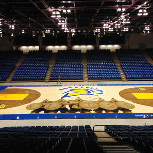 San Jose State’s New Basketball Court Turns Heads