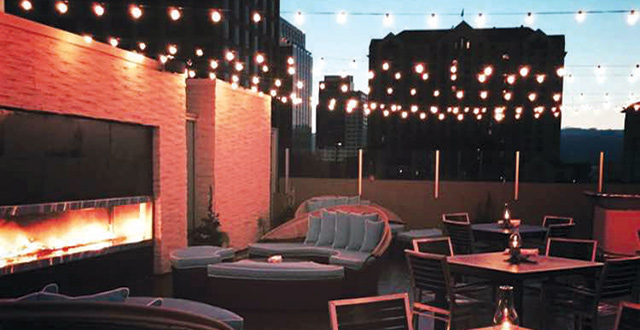 Scott’s Seafood Revamped its Sixth-Story Patio as a Late-Night Lounge