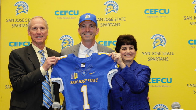 San Jose State Introduces New Football Coach Brent Brennan